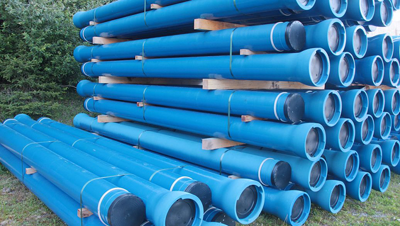 Internal and external plastic coated steel pipe