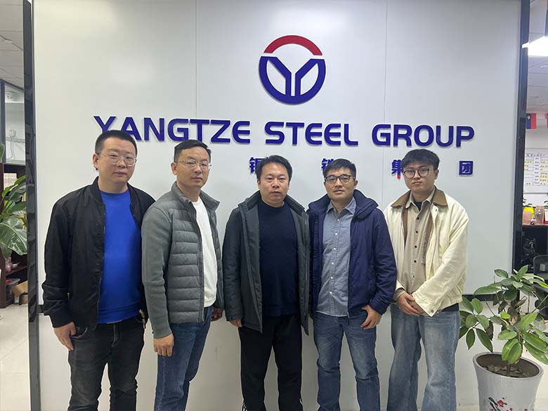 Alibaba International Nation Headquarters visited our company for discussions, with both parties exploring the new digital future of steel trade.